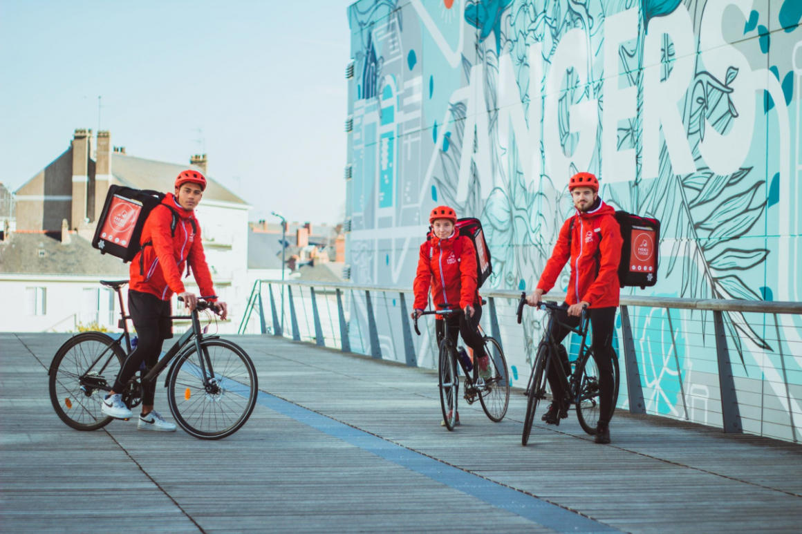 The food delivery service Frères Toque in Angers