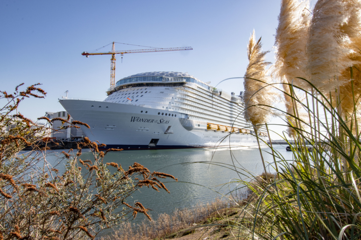 the cruise ship Wonder of the Seas