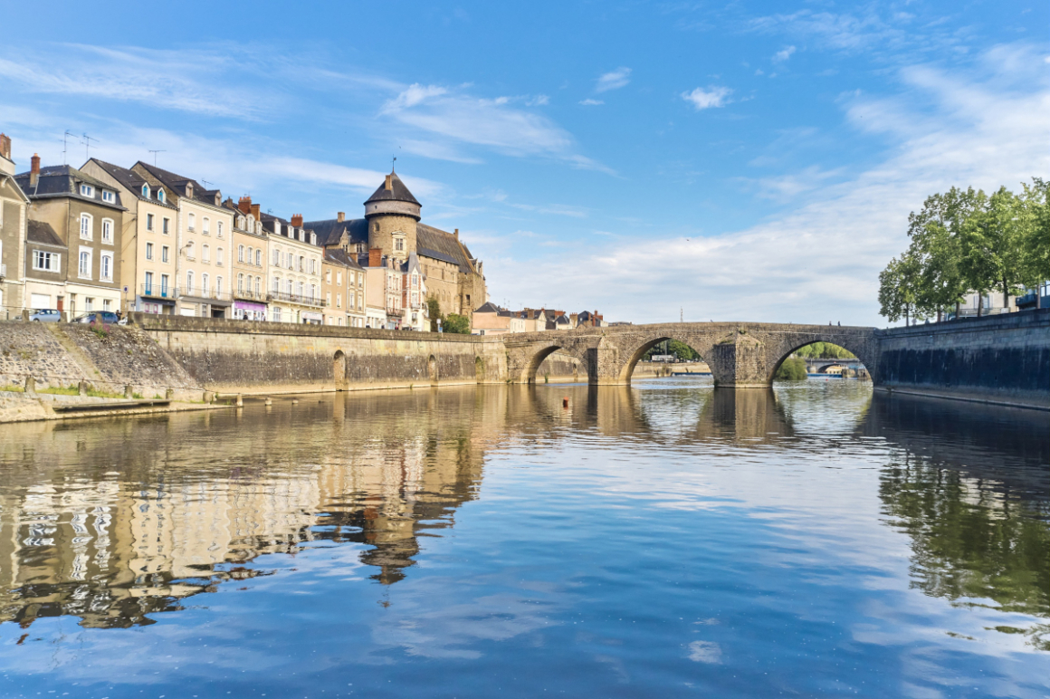 The castle of Laval in Atlantic France