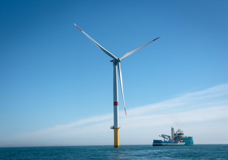 the French first offshore wind farm in Saint-Nazaire