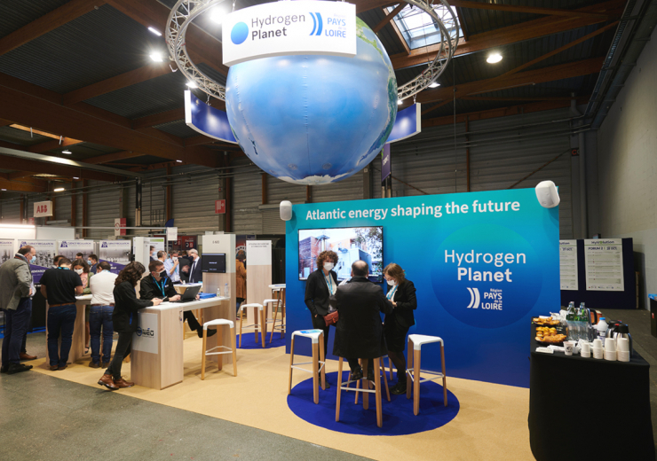 Hydrogen Planet - Atlantic France booth at HyVolution 2021