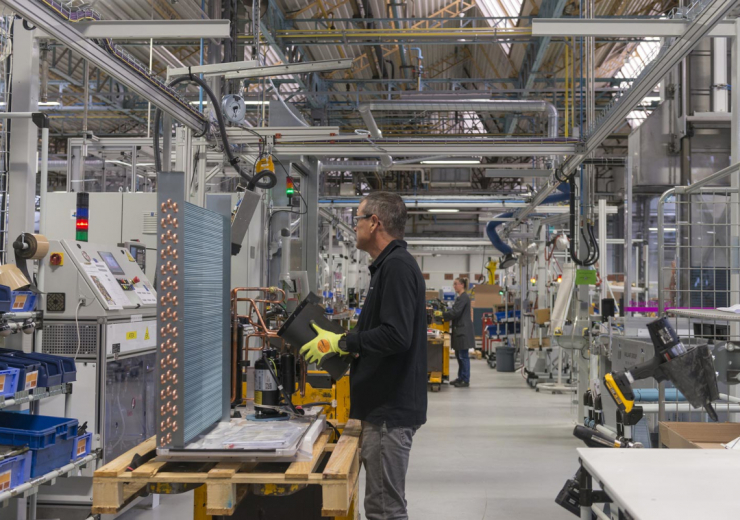 The factory of Saunier Duval (Vaillant) in Atlantic France