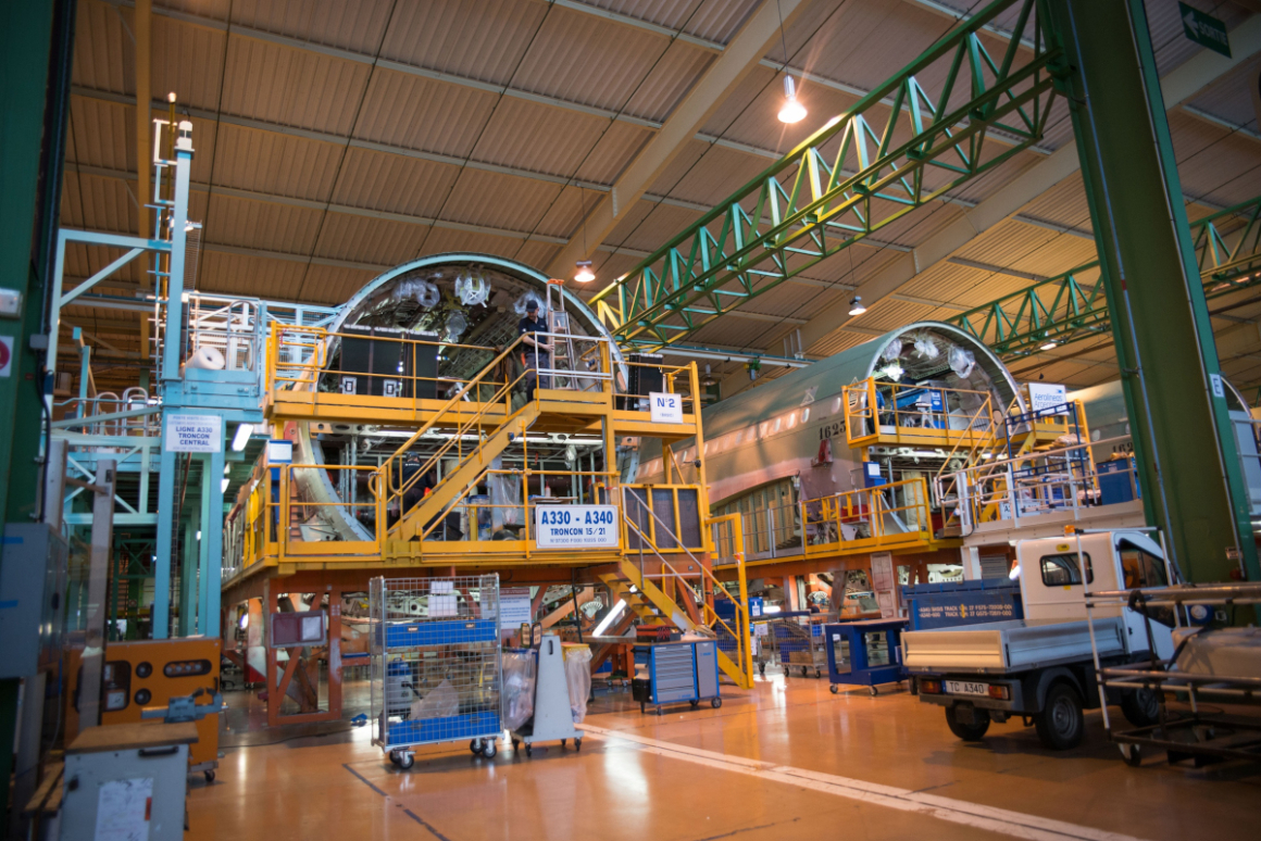 Airbus plant in Saint-Nazaire - A330