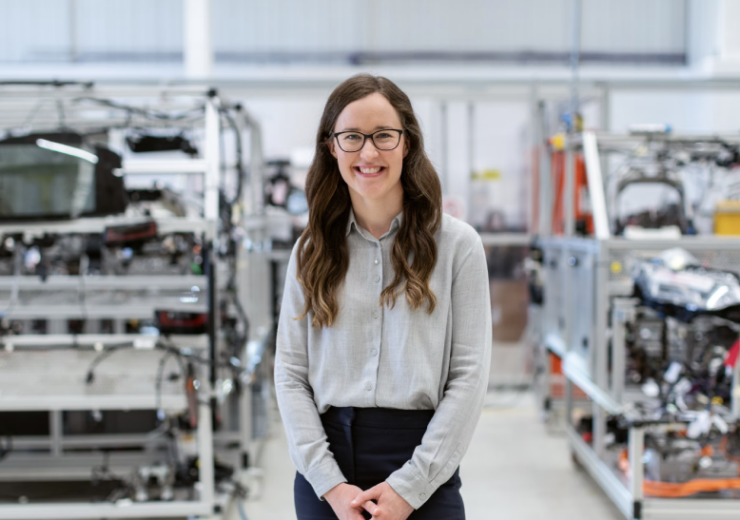 A women working in digital technologies