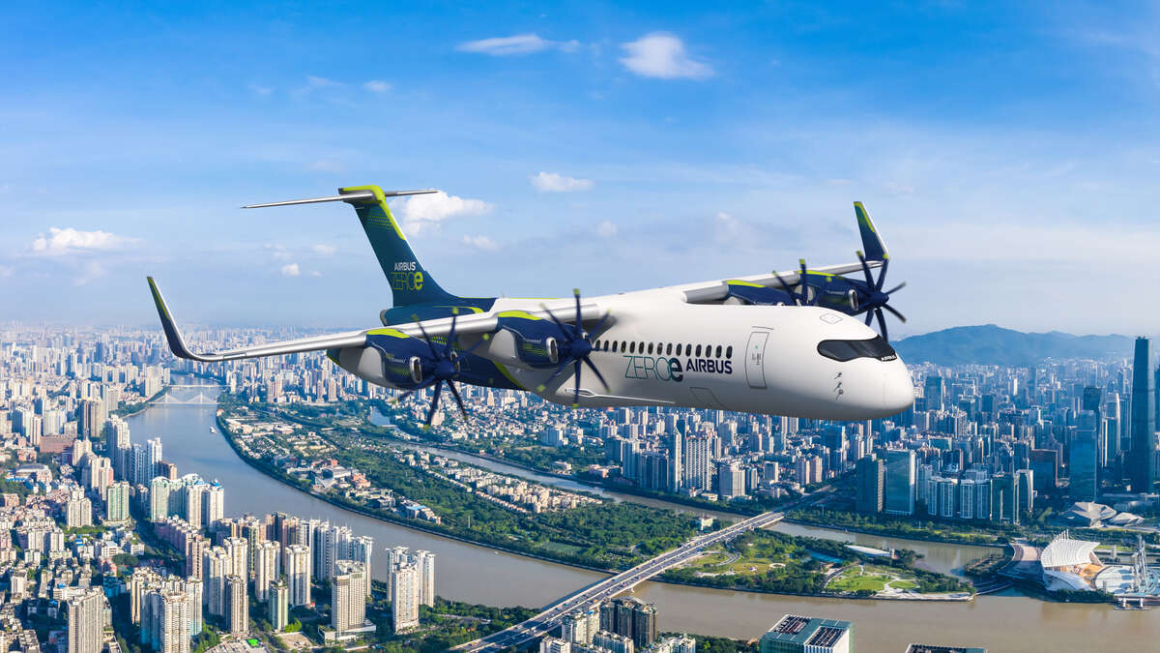 ZEROe fully electric hydrogen-powered four pod aircraft_ZeroE_Turboprop_AIB_VCITY2